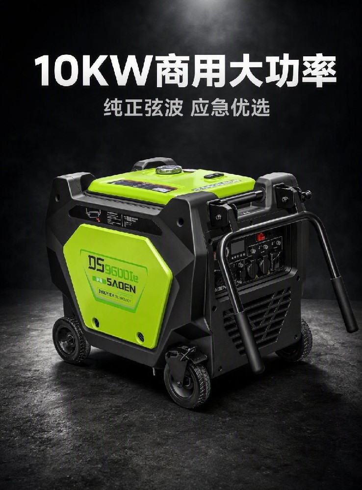 10千瓦超静音变频汽油发电机30升大油箱续航更持久DS9800ie